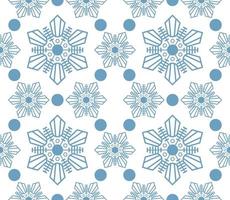 Snow pattern template vector illustration