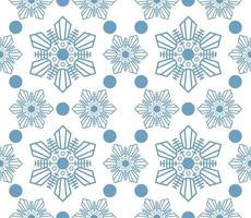 Snow pattern template vector illustration