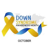 down syndrome awareness month vector illustration