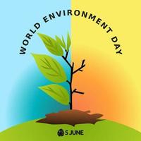 world environment day vector illustration