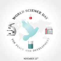 world science day vector illustration