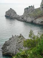 Costa de Sperlonga en Gaeta, Italia foto