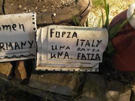 Forza Italy Una Razza Una Fatza Go Italy, One Face One Race typi photo