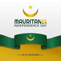 Mauritania independence day vector illustration