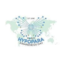 world hypopara awareness day vector illustration