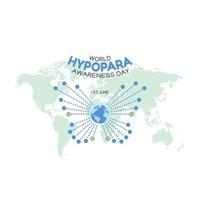 world hypopara awareness day vector illustration