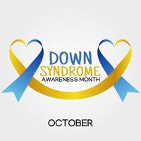 down syndrome awareness month vector illustration