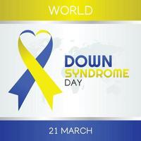 WORLD DOWN SYNDROME DAY vector illustration