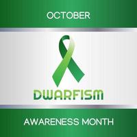 dwarfism awareness month vector illustration