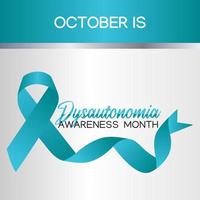 dysautonomia awareness month vector illustration