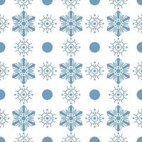 Snow pattern template vector illustration