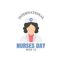 International nurses day vector illustration