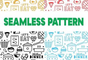 seamless pattern repeat tiles vector