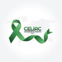 celiac awareness month vector illustration