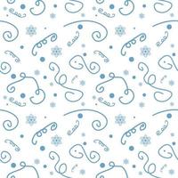 Snow pattern template vector illustration