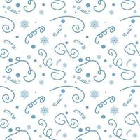 Snow pattern template vector illustration