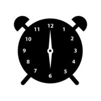 alarm icon vector in white background