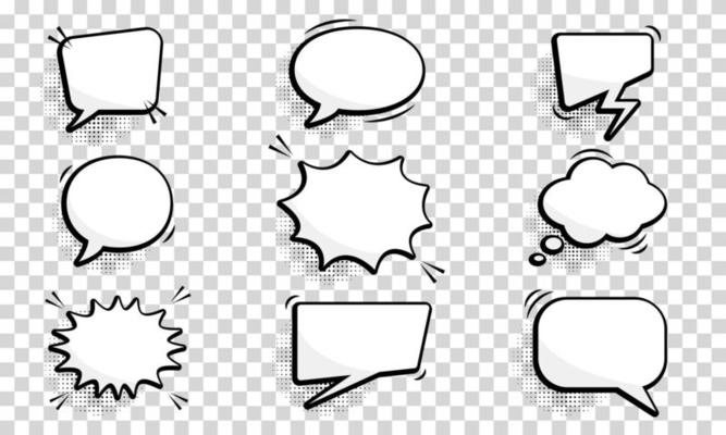 speech bubbles