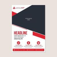 Corporate business annual report brochure flyer design vector