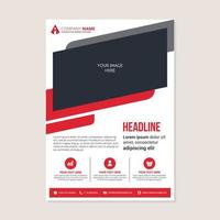 Corporate business annual report brochure flyer design vector