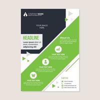 Corporate business annual report brochure flyer design vector