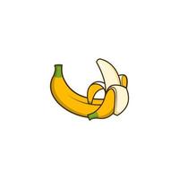Banana fruit fresh icon vector design templates isolated on white background