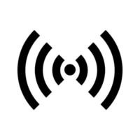 conjunto de iconos de wifi inalámbrico de vector sobre fondo blanco