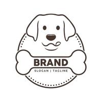 vector de logotipo de perro