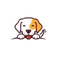 vector de ilustración de logotipo de perro