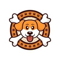 Dog logo illustration vector