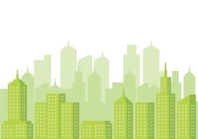 Urban landscape, Modern City scape, Green Cityscape, Eco city, Ecology vector