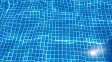 Water surface texture with looping clean swimming pool ripples and waves. photo