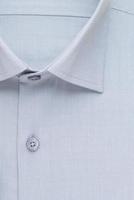 shirt, detailed closeup collar and button, top view photo