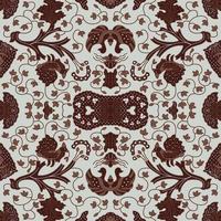 Javanese Pattern. Indonesian Batik ethnic pattern design for background vector