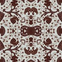 Javanese Pattern. Indonesian Batik ethnic pattern design for background vector