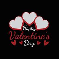 Valentine's Day T Shirt Design vector