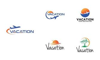 Travel design collection vector