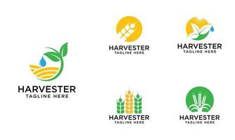 Farm Logo design collection vector