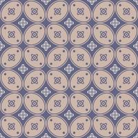 seamless batik pattern with soft color vector