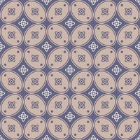 seamless batik pattern with soft color vector