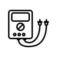 Multimeter line icon. simple design editable. Design template vector