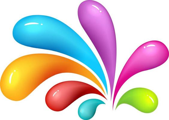 Colorful abstrak icon on white background