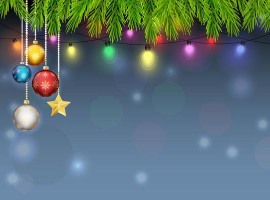 Christmas ornament background