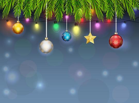 Christmas ornament background