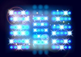 Abstract smooth background with glowing rows blue vector