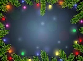 Christmas ornament background vector