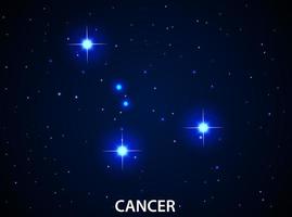 Set of Symbol Zodiac Cancer vector