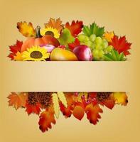 Autumn background. vector