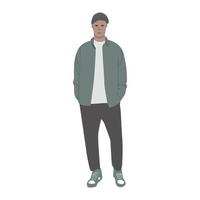male character illustration vector