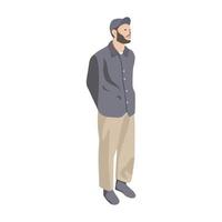 male character illustration vector